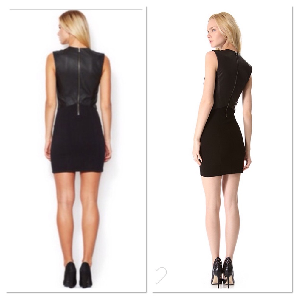 Helmut Lang Gala Knit and Leather Dress NYE - Picture 7 of 7